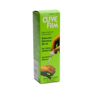 CUVEFILM 10 mg/ml SOLUCION CUTANEA 1 FRASCO 25 m