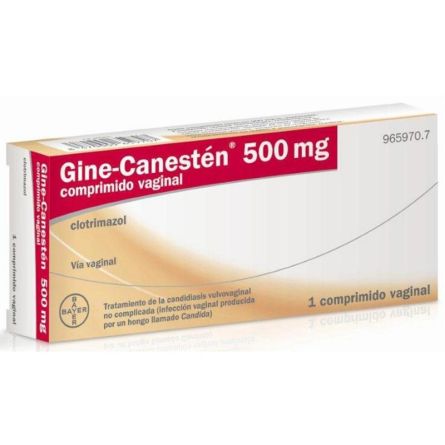 GINE CANESTEN 500 MG 1 COMPRIMIDO VAGINAL