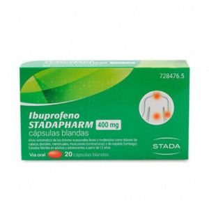 IBUPROFENO STADAPHARM 400 mg 20 C?PSULAS BLANDAS