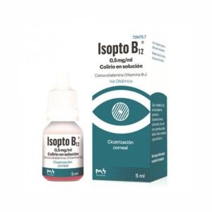 ISOPTO B 12 0.5 MG/ML COLIRIO 1 FRASCO SOLUCION