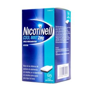 NICOTINELL COOL MINT 2 MG 96 CHICLES MEDICAMENTO