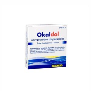 OKALDOL 500 mg/250 mg 4 COMPRIMIDOS DISPERSABLES