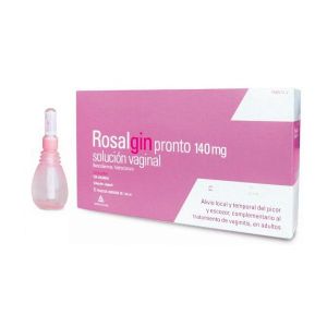 ROSALGIN PRONTO 140 mg SOLUCION VAGINAL 5 ENVASE
